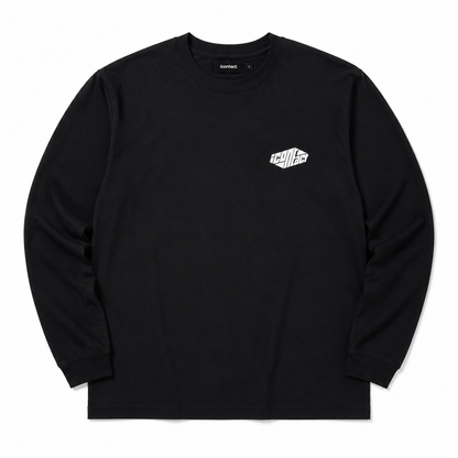 This Coffee Block L/S tee (Black)