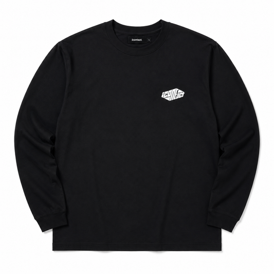 This Coffee Block L/S tee (Black)