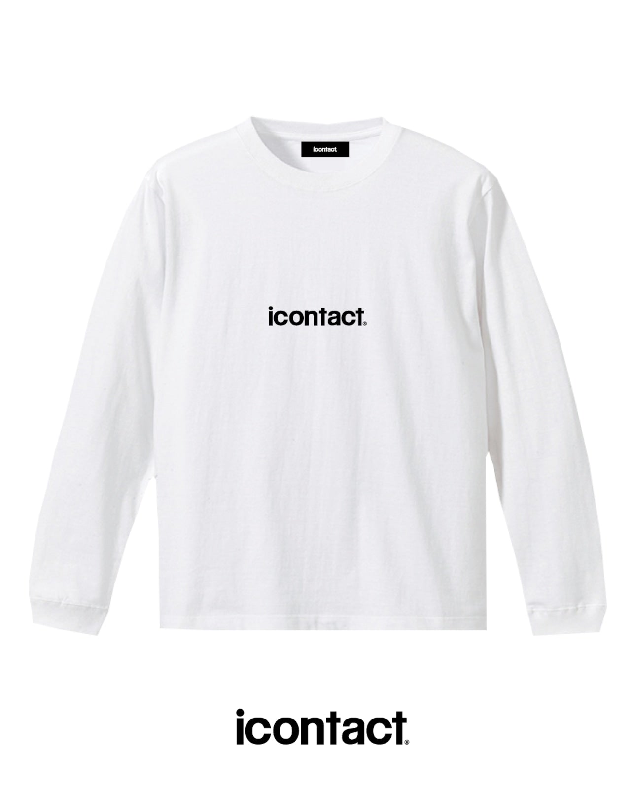 COMIC WIDE LONG SLEEVE T-SHIRT -White-