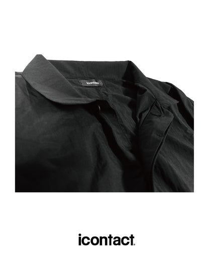 CHIC SMOCK SHIRT -Black-