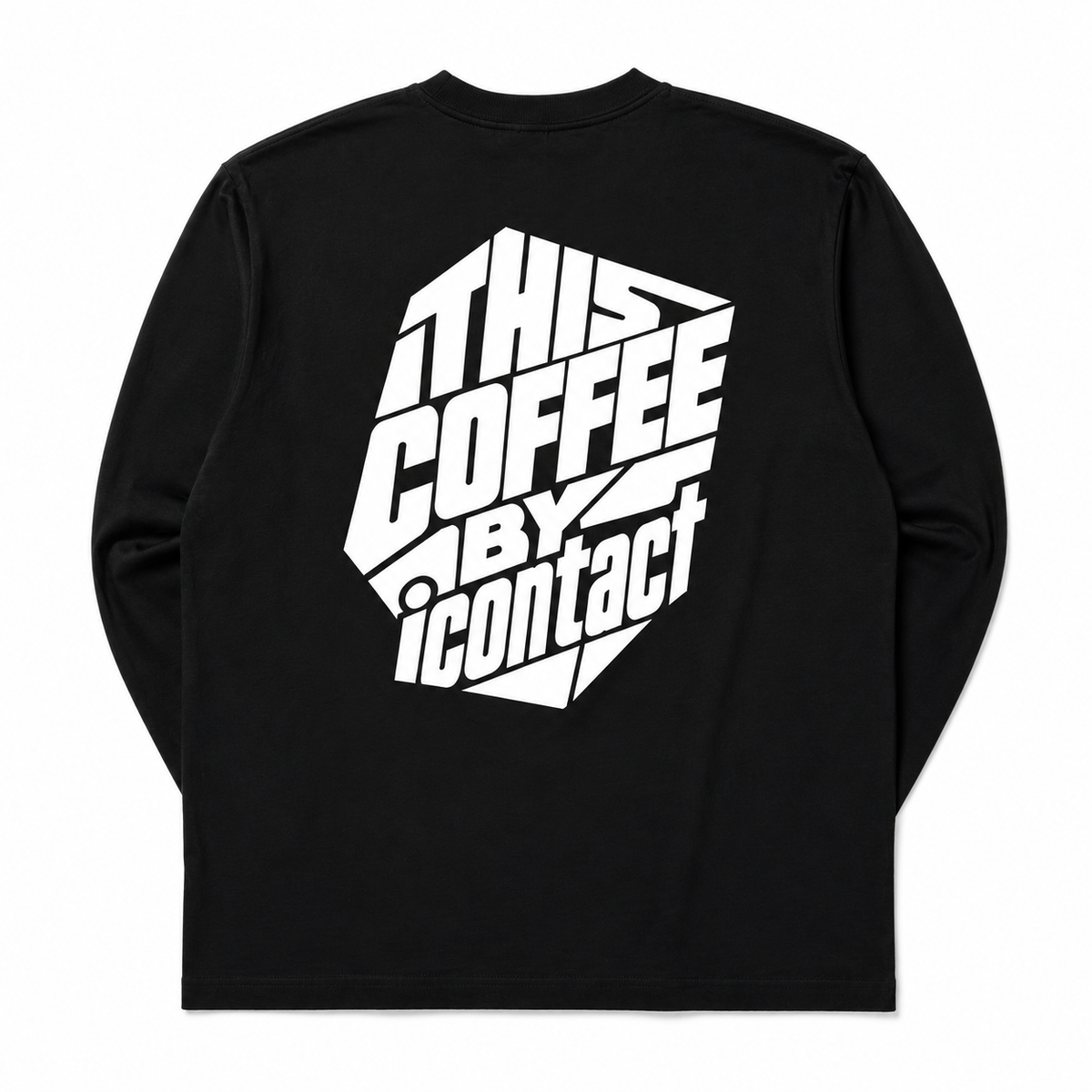 This Coffee Block L/S tee (Black)