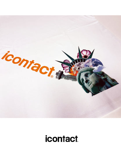 自由のはみ出し T-SHIRT -White-