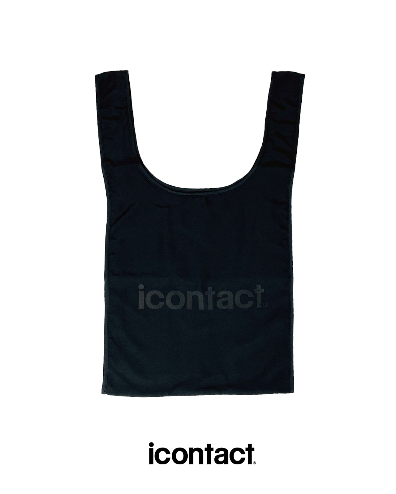 LOGO ECO BAG -Black×Black-