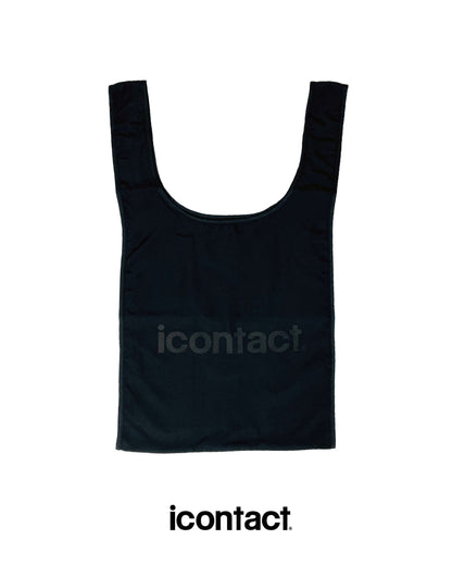 LOGO ECO BAG -Black×Black-