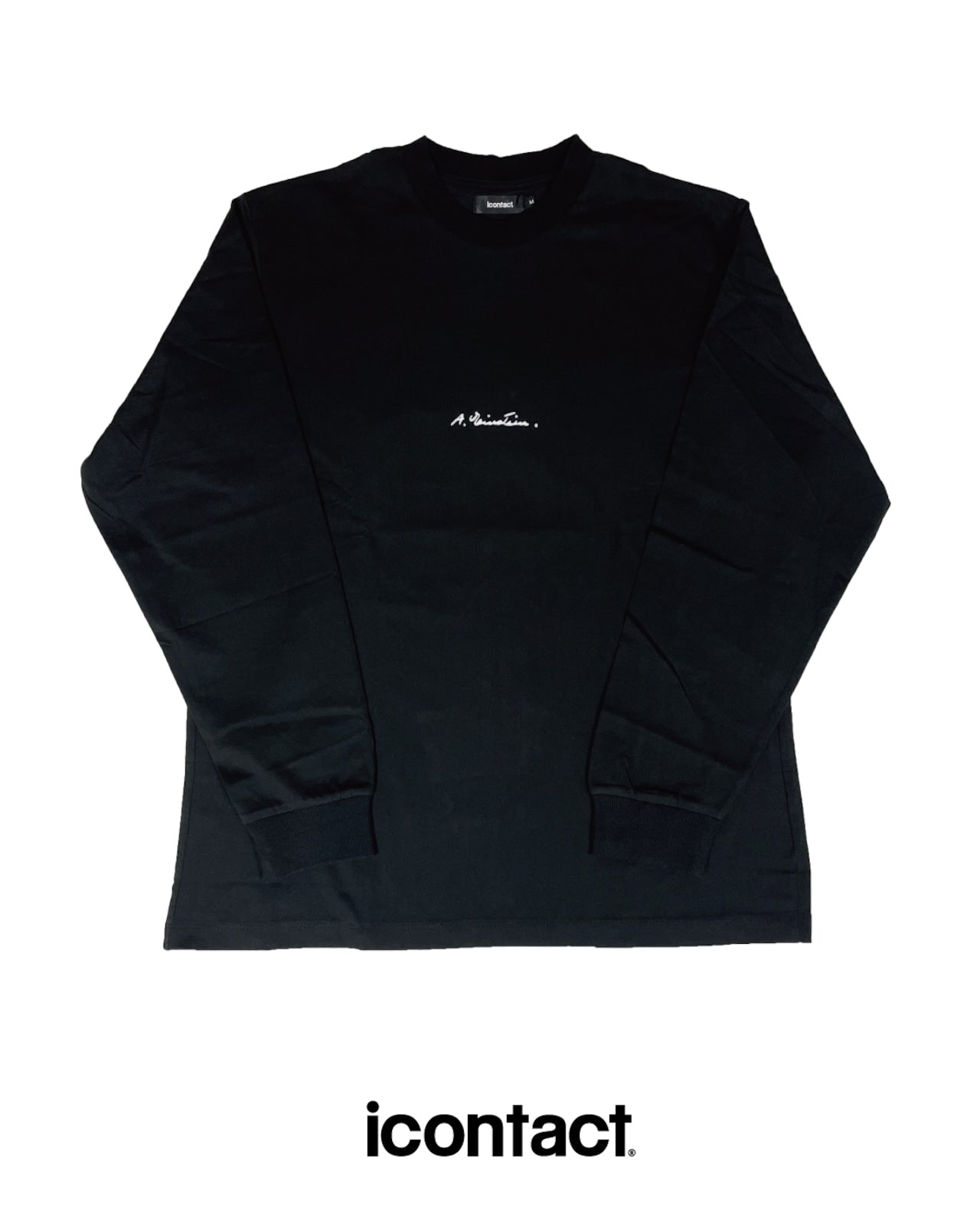 EIN LONG SLEEVE T-SHIRT -Black-