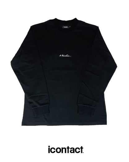 EIN LONG SLEEVE T-SHIRT -Black-