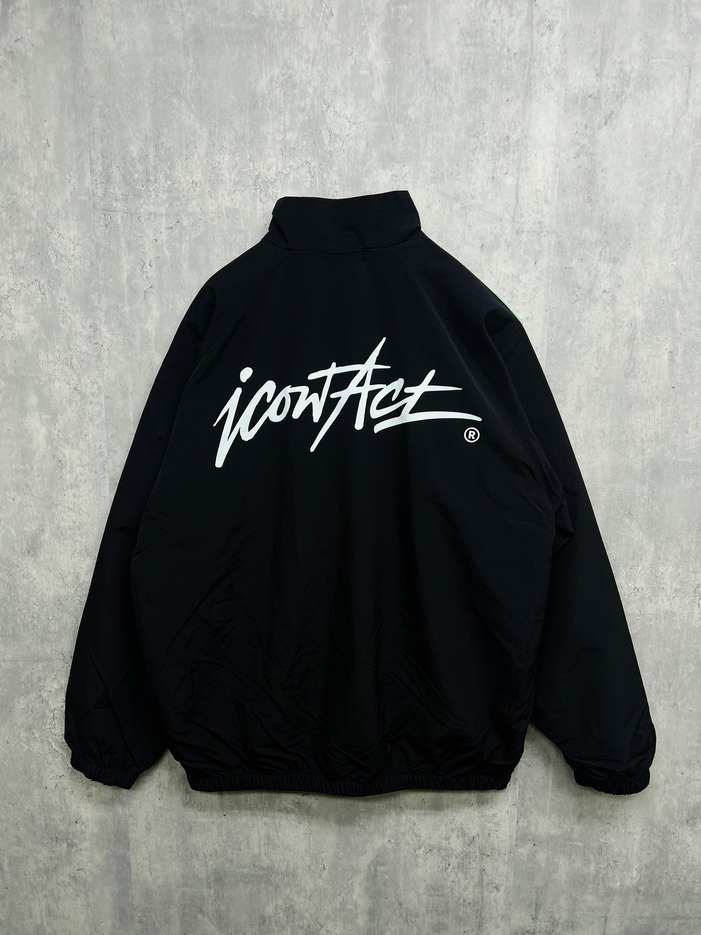 Stroke Logo Nylon Jacket -Black-