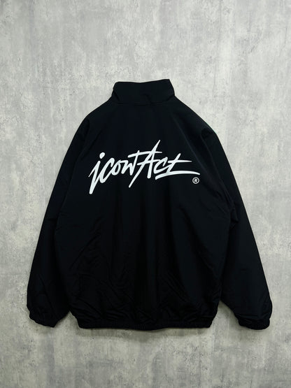 Stroke Logo Nylon Jacket -Black-