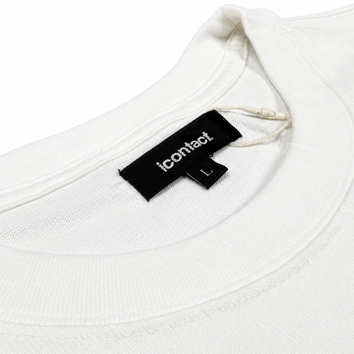 Basic Logo 刺繍 Heavy Weight S/S Tee (WHITE)