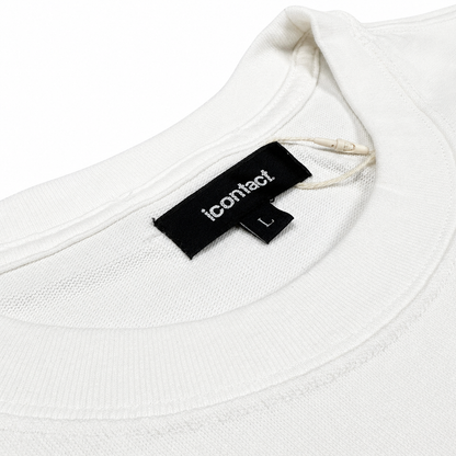 Basic Logo 刺繍 Heavy Weight S/S Tee (WHITE)