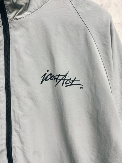 Stroke Logo Nylon Jacket -Grey-