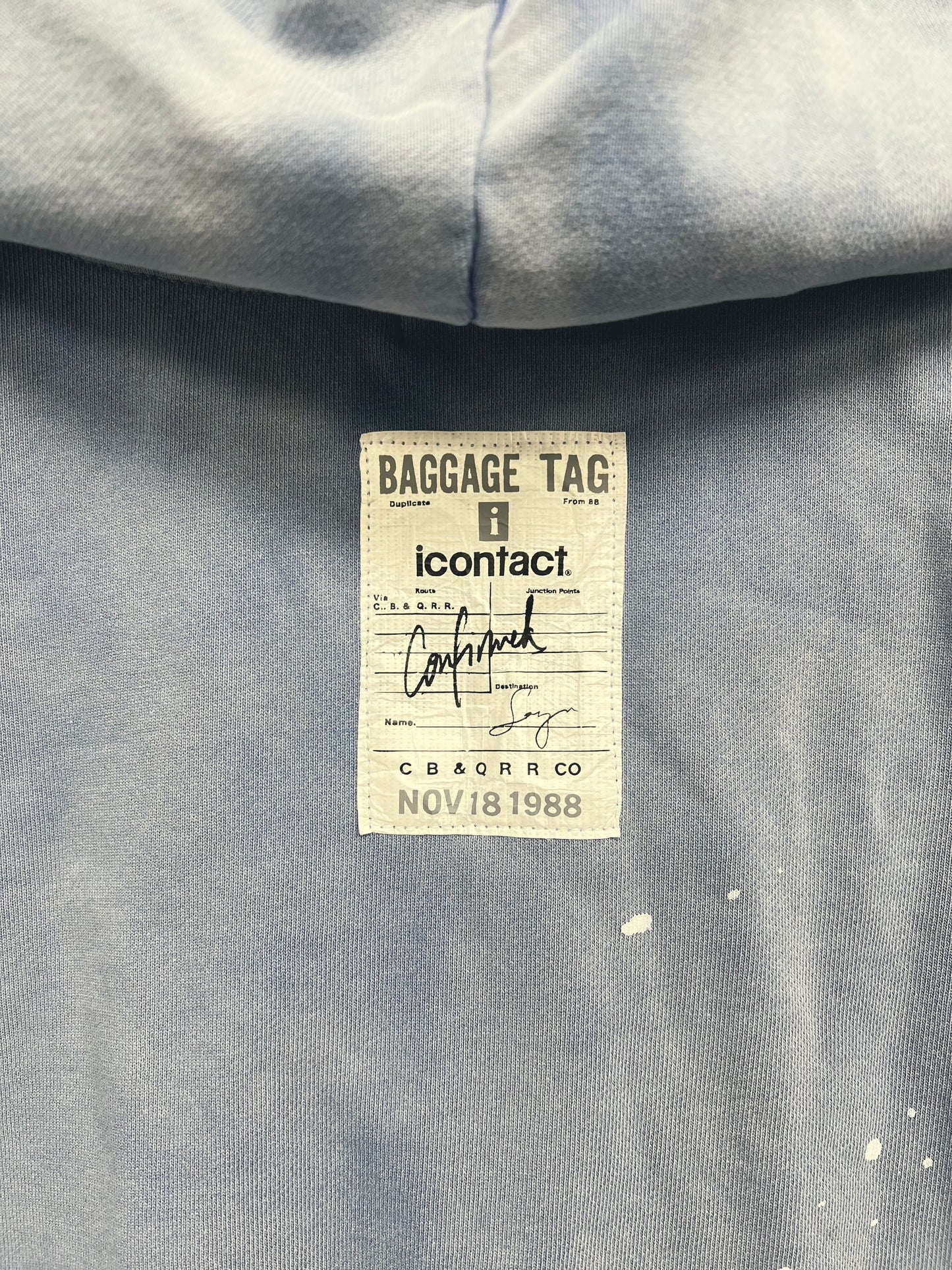VINTAGE HOODIE -Navy-