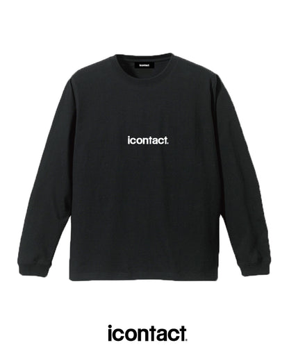 COMIC WIDE LONG SLEEVE T-SHIRT -Black-