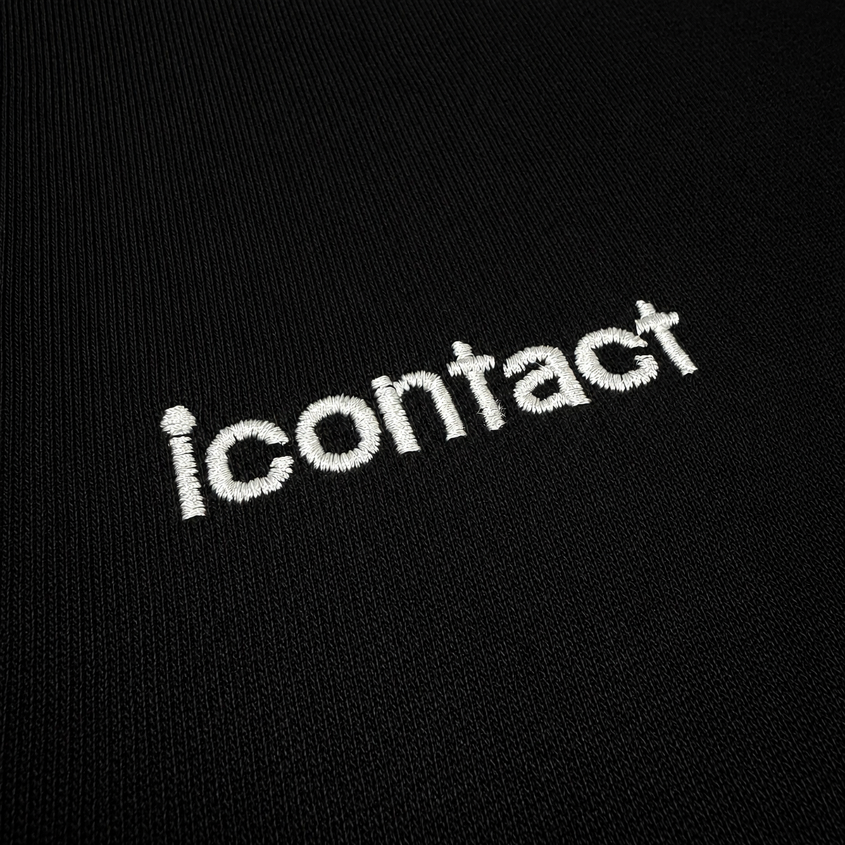 Basic Logo 刺繍 Heavy Weight S/S Tee (BLACK)