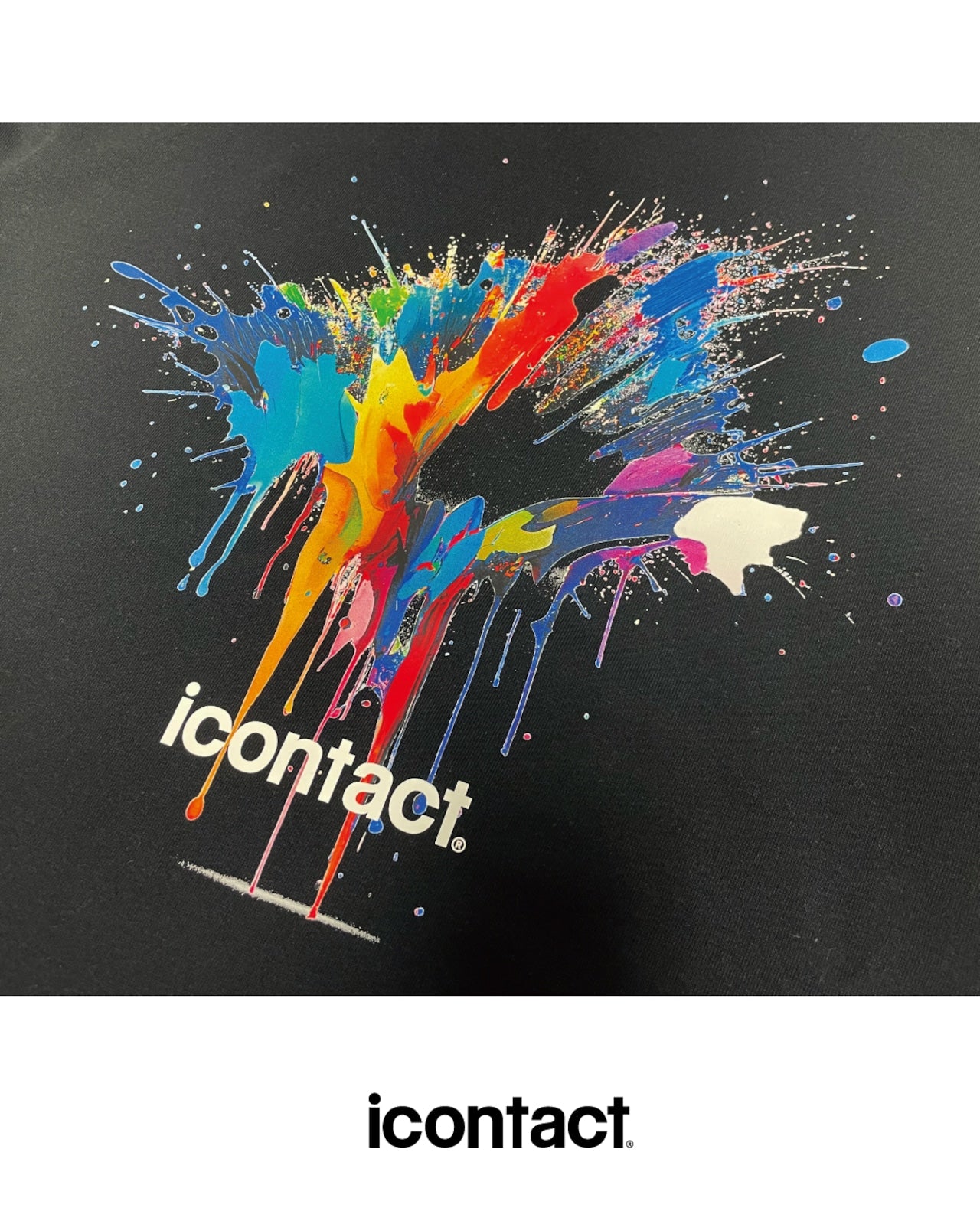 SPLASH T-SHIRT -Black-