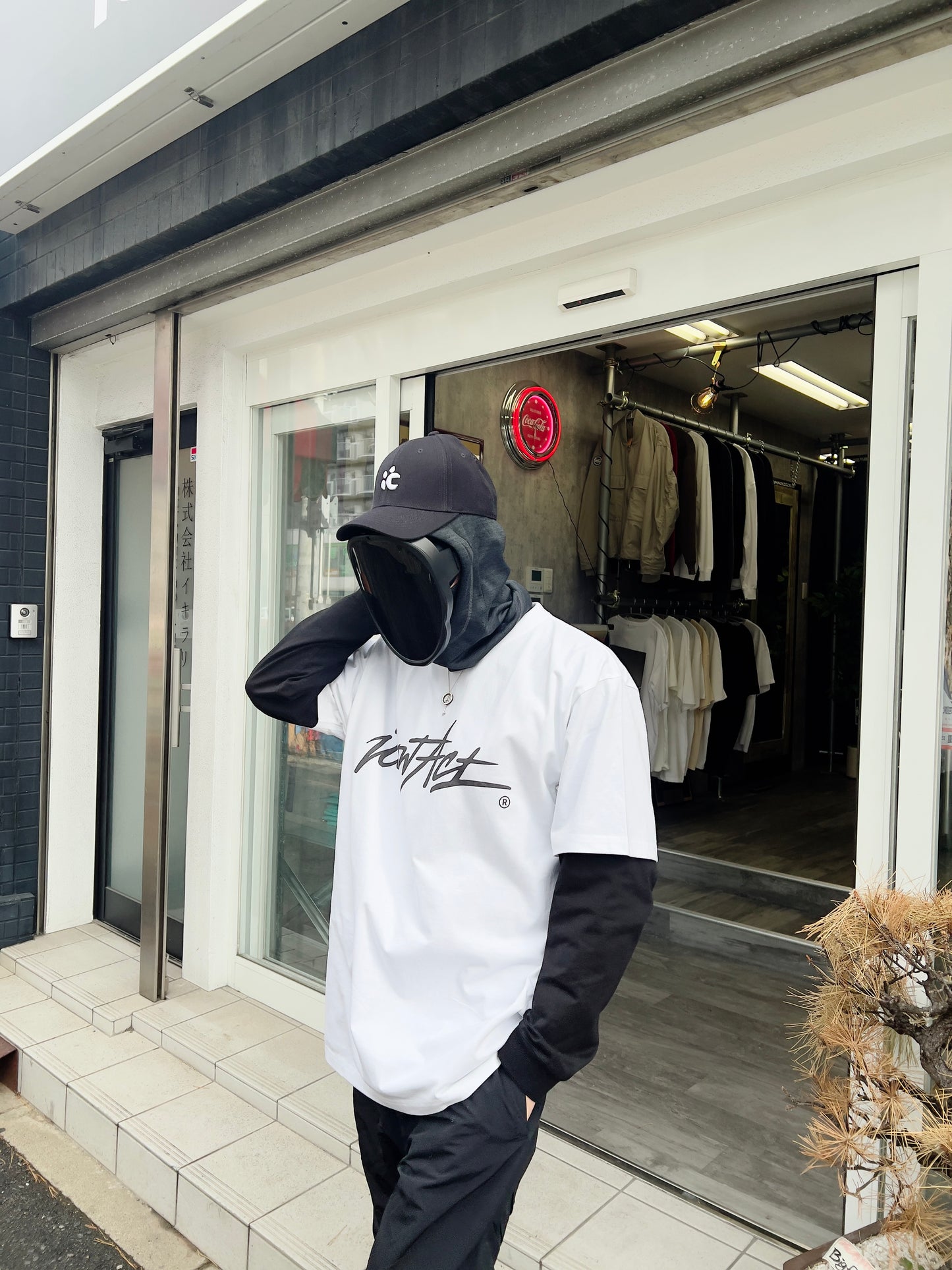 Stroke Logo S/S TEE -White-