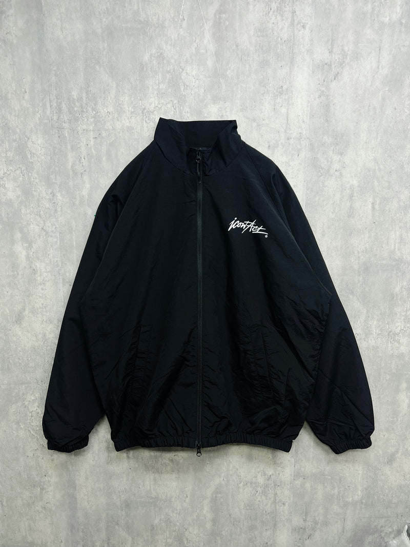 Stroke Logo Nylon Jacket -Black-