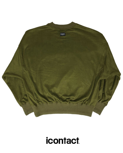 LIAR CREW SWEAT -Khaki-