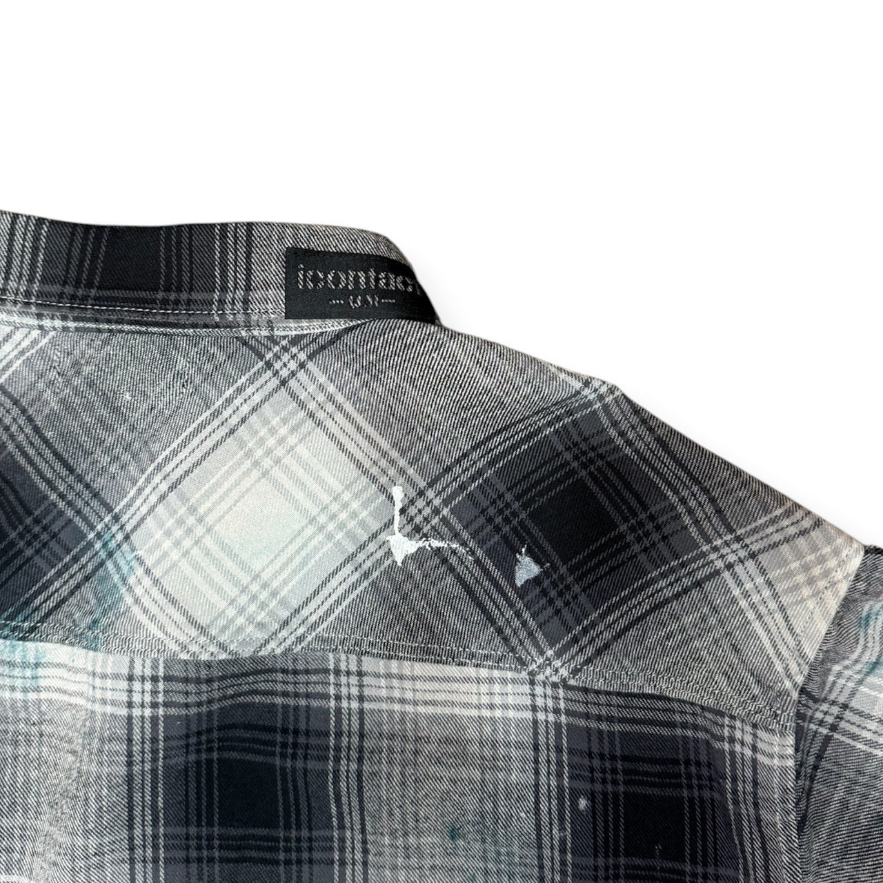 Splash Paint Check Shirt