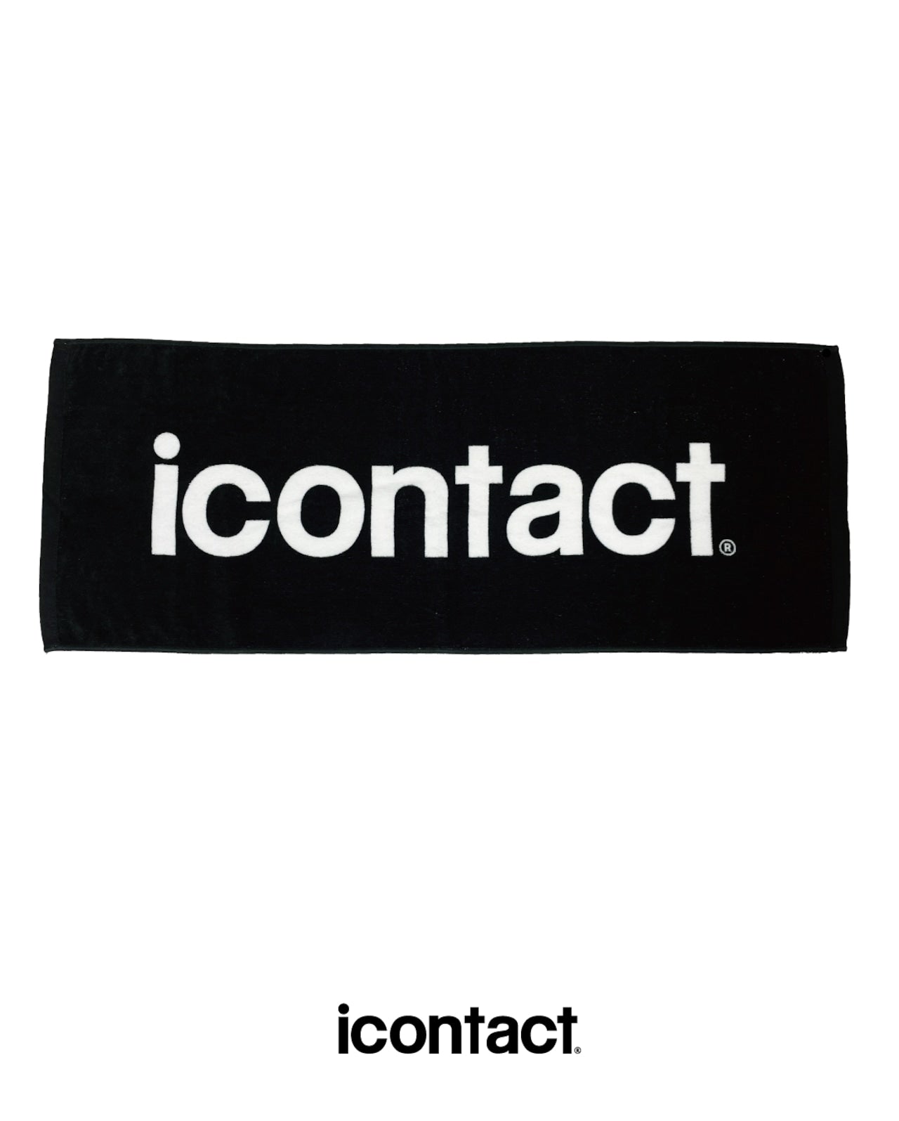 LOGO TOWEL -Black-