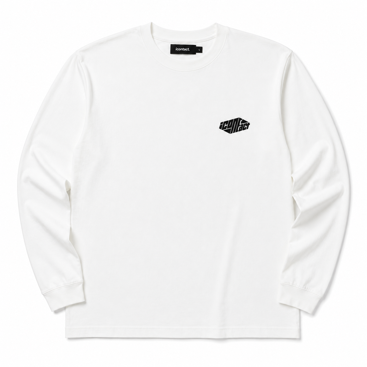 This Coffee Block L/S tee (White)