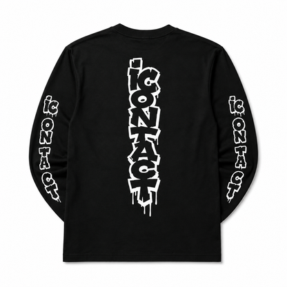 Graffiti L/S tee (Black)