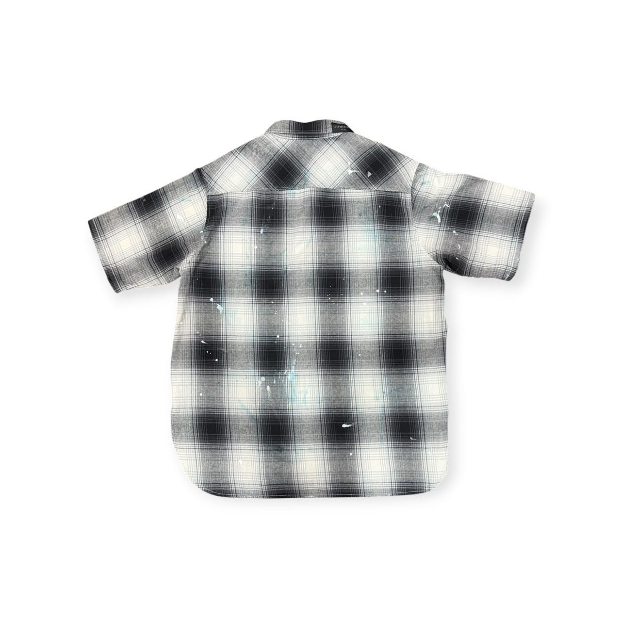 Splash Paint Check Shirt