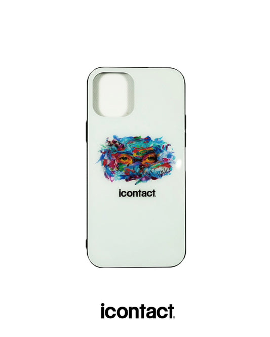 【iPhone12/12Pro用】EYE PAINT iPhone CASE -White-【30％OFF】