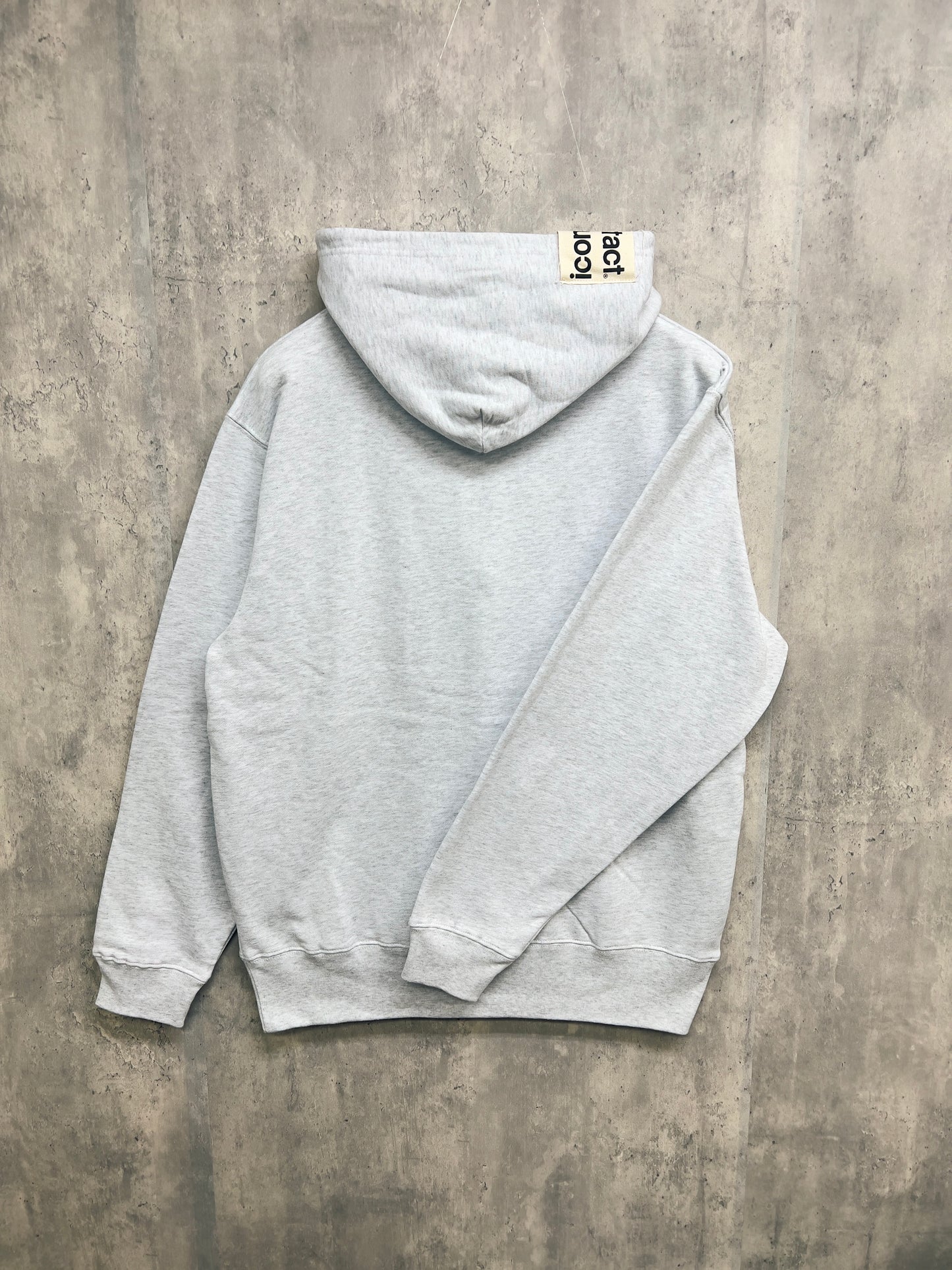 Small Box Logo  HOODIE -Ash Grey-