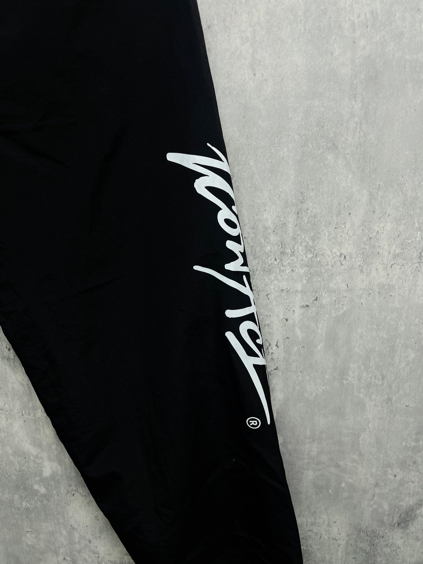 Stroke Logo Nylon Pants -Black-