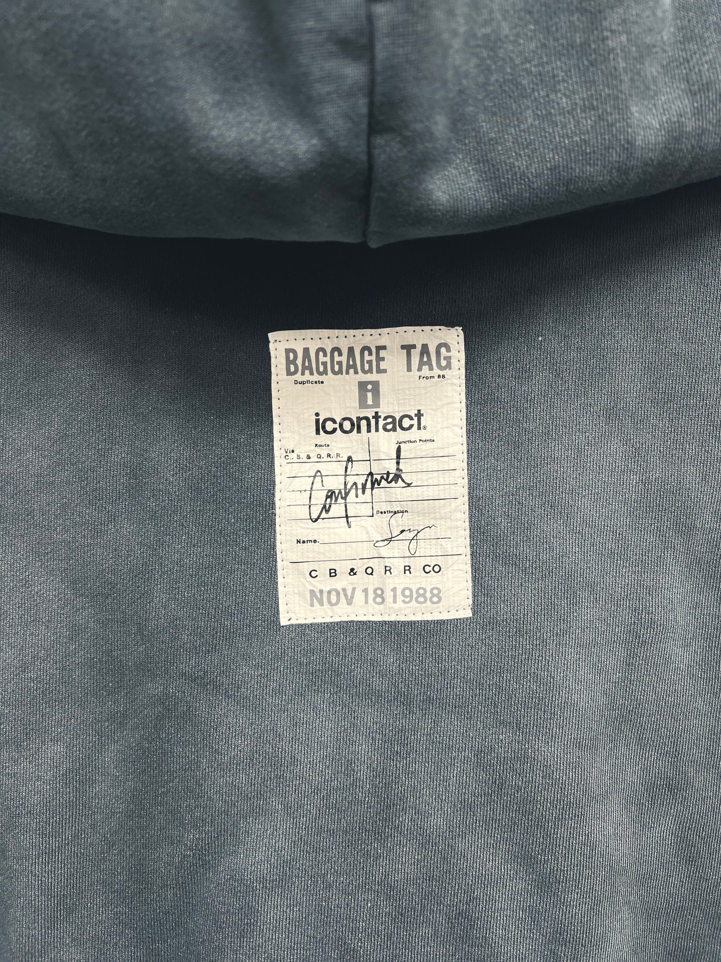 VINTAGE HOODIE -Black-