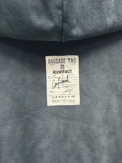 VINTAGE HOODIE -Black-
