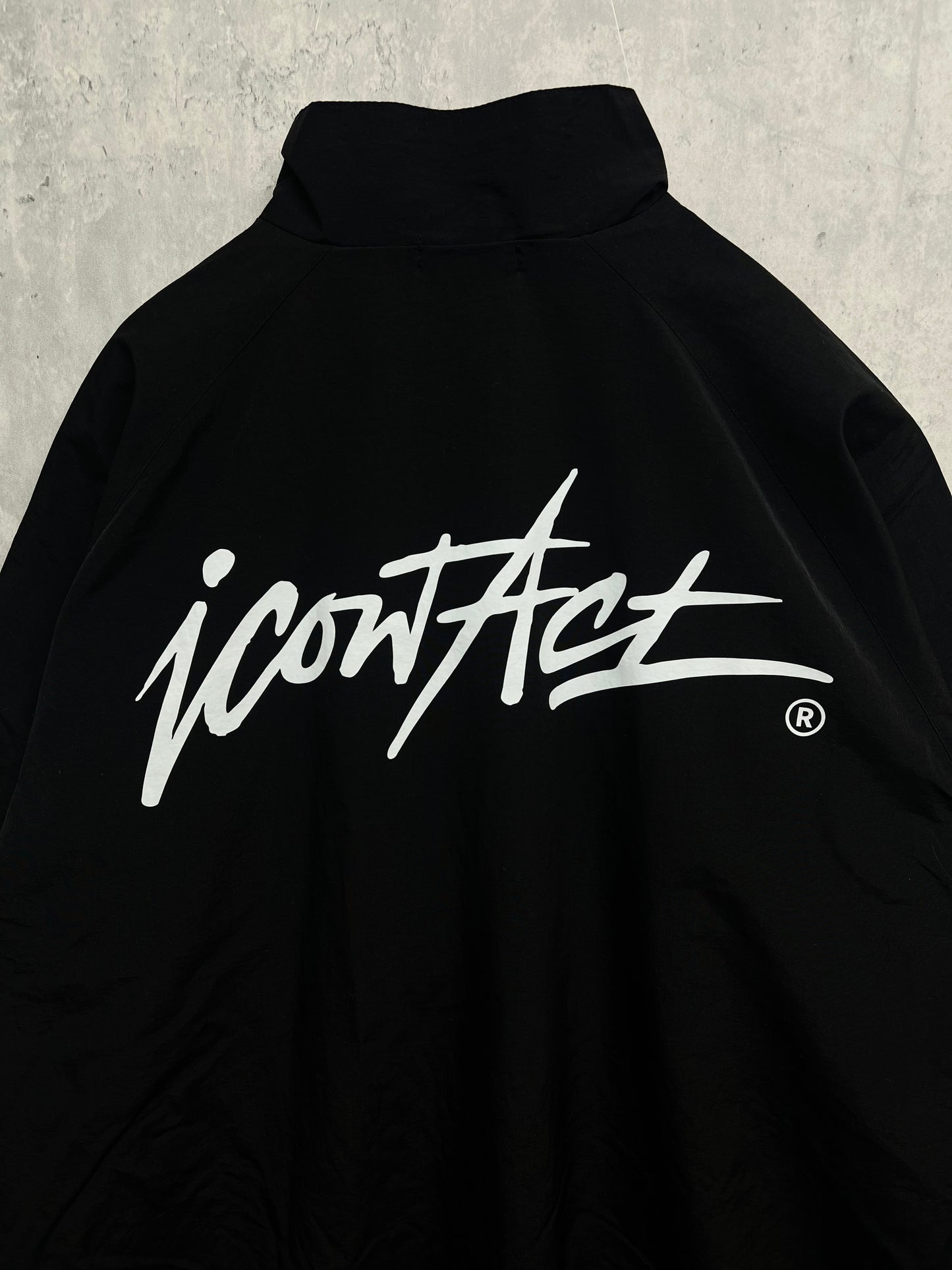 Stroke Logo Nylon Jacket -Black-
