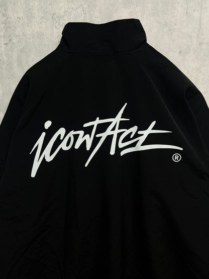 Stroke Logo Nylon Jacket -Black-