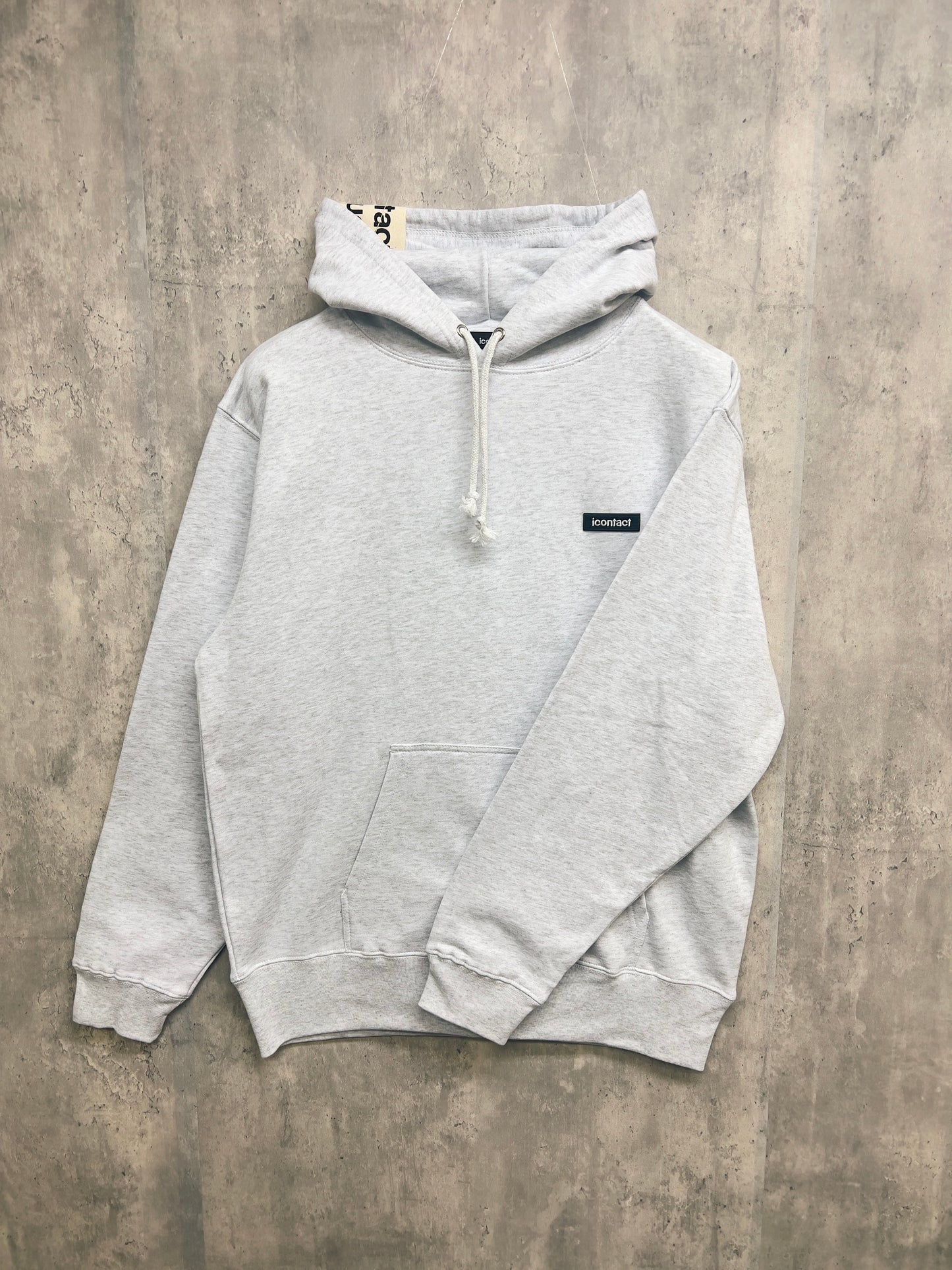 Small Box Logo  HOODIE -Ash Grey-