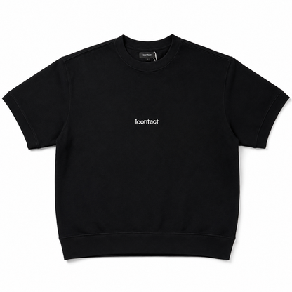 Basic Logo 刺繍 Heavy Weight S/S Tee (BLACK)
