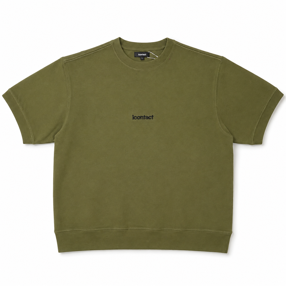 Basic Logo 刺繍 Heavy Weight S/S Tee (KHAKI)