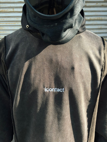 Basic Logo Remake Switch Crew Sweat -Smoke-