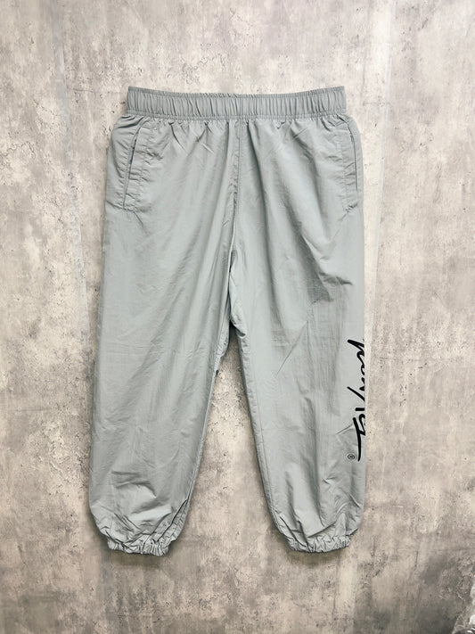 Stroke Logo Nylon Pants -Grey-