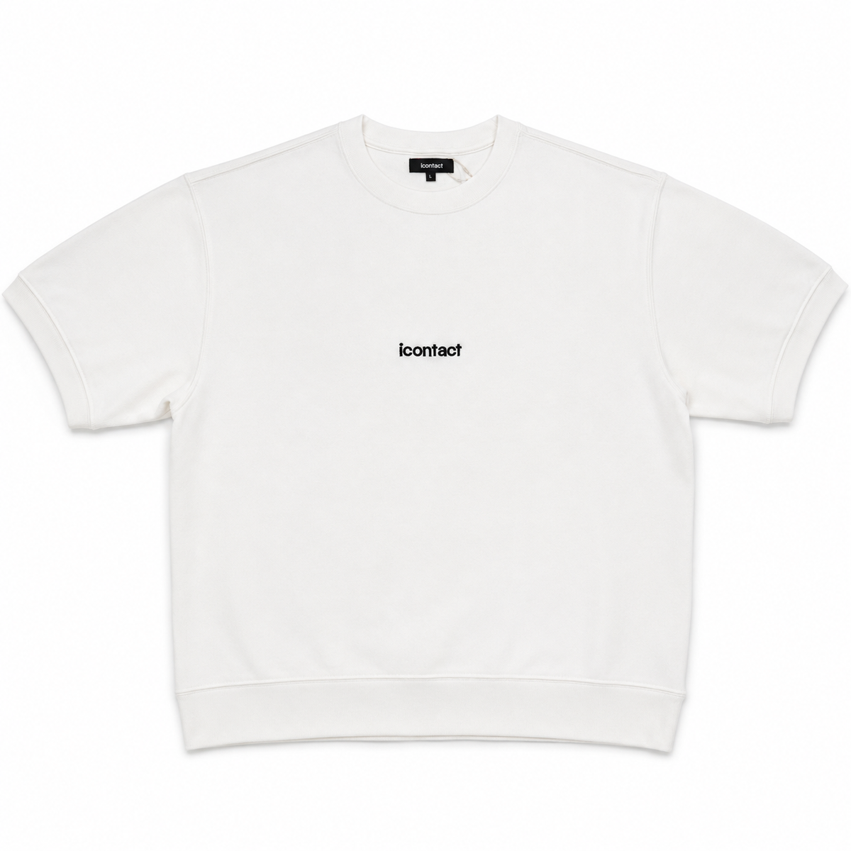 Basic Logo 刺繍 Heavy Weight S/S Tee (WHITE)