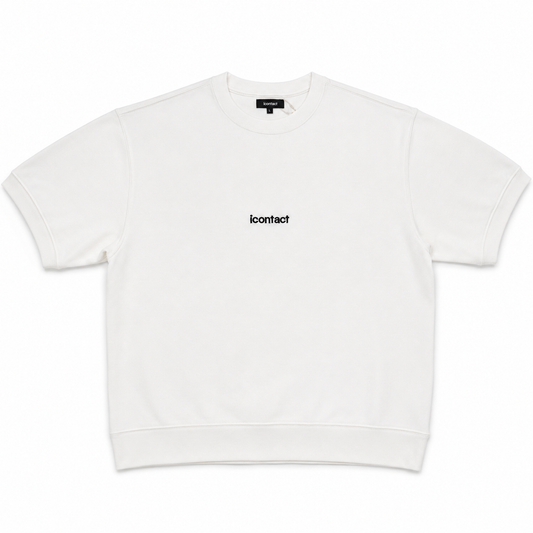 Basic Logo 刺繍 Heavy Weight S/S Tee (WHITE)