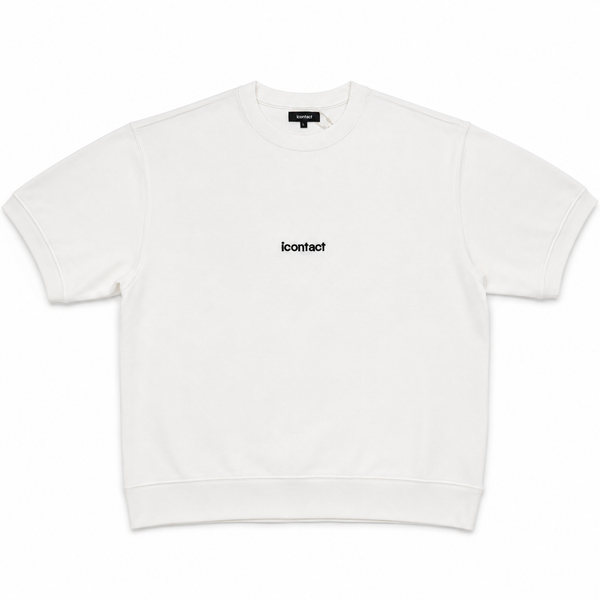 Basic Logo 刺繍 Heavy Weight S/S Tee (WHITE)