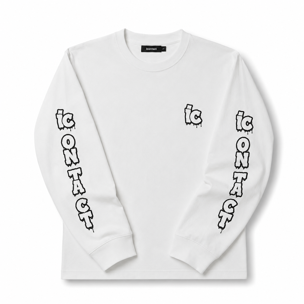Graffiti L/S tee (White)