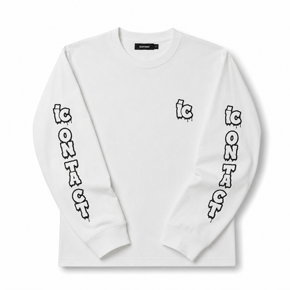Graffiti L/S tee (White)