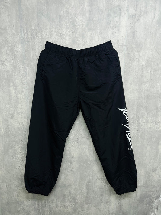 Stroke Logo Nylon Pants -Black-