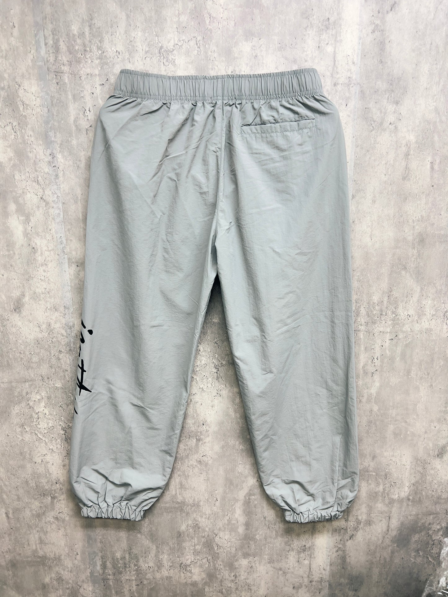 Stroke Logo Nylon Pants -Grey-