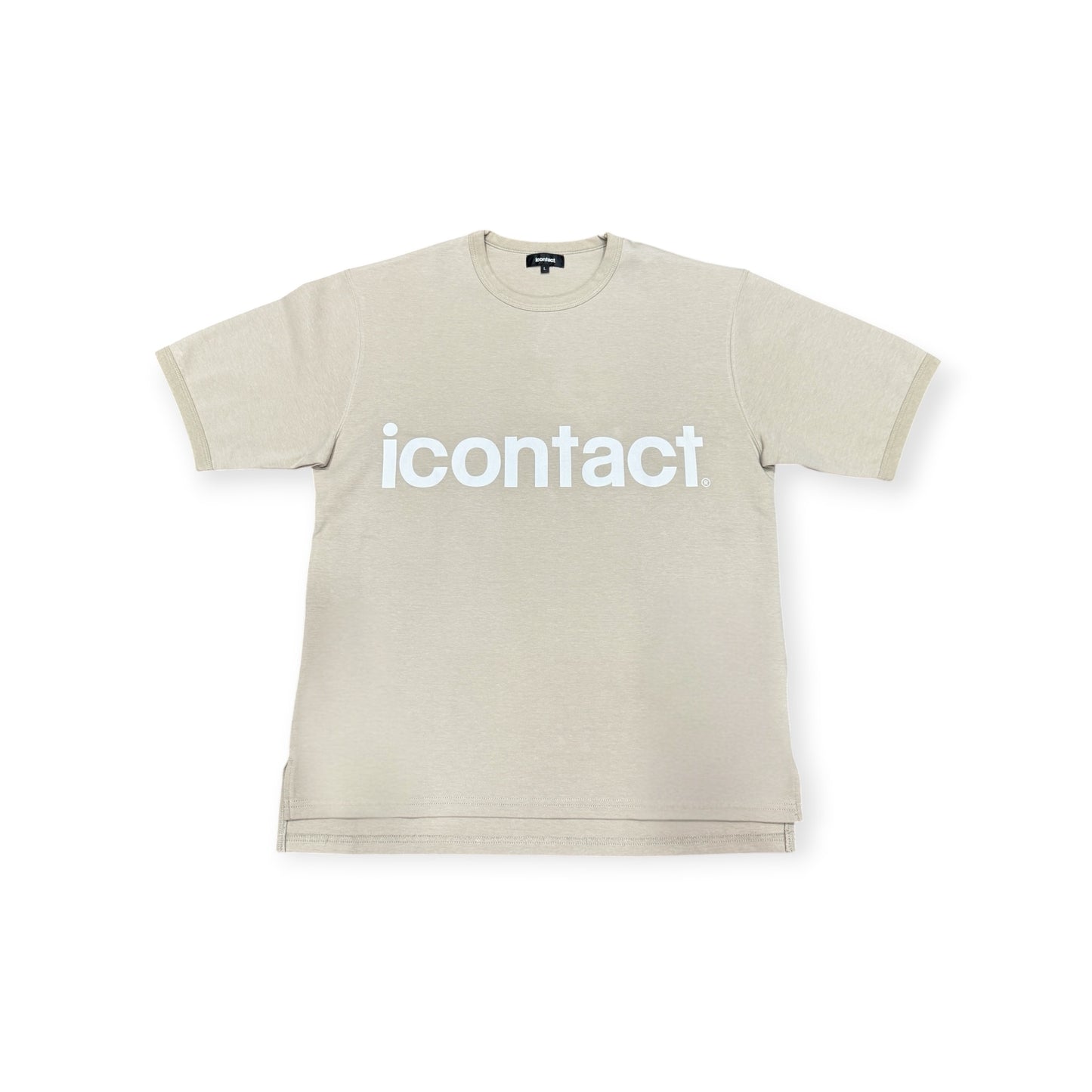 Same Color BIG LOGO TEE (Beige)