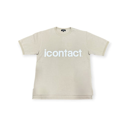 Same Color BIG LOGO TEE (Beige)