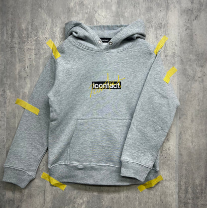 Box Logo HOODIE KIDS -Grey-