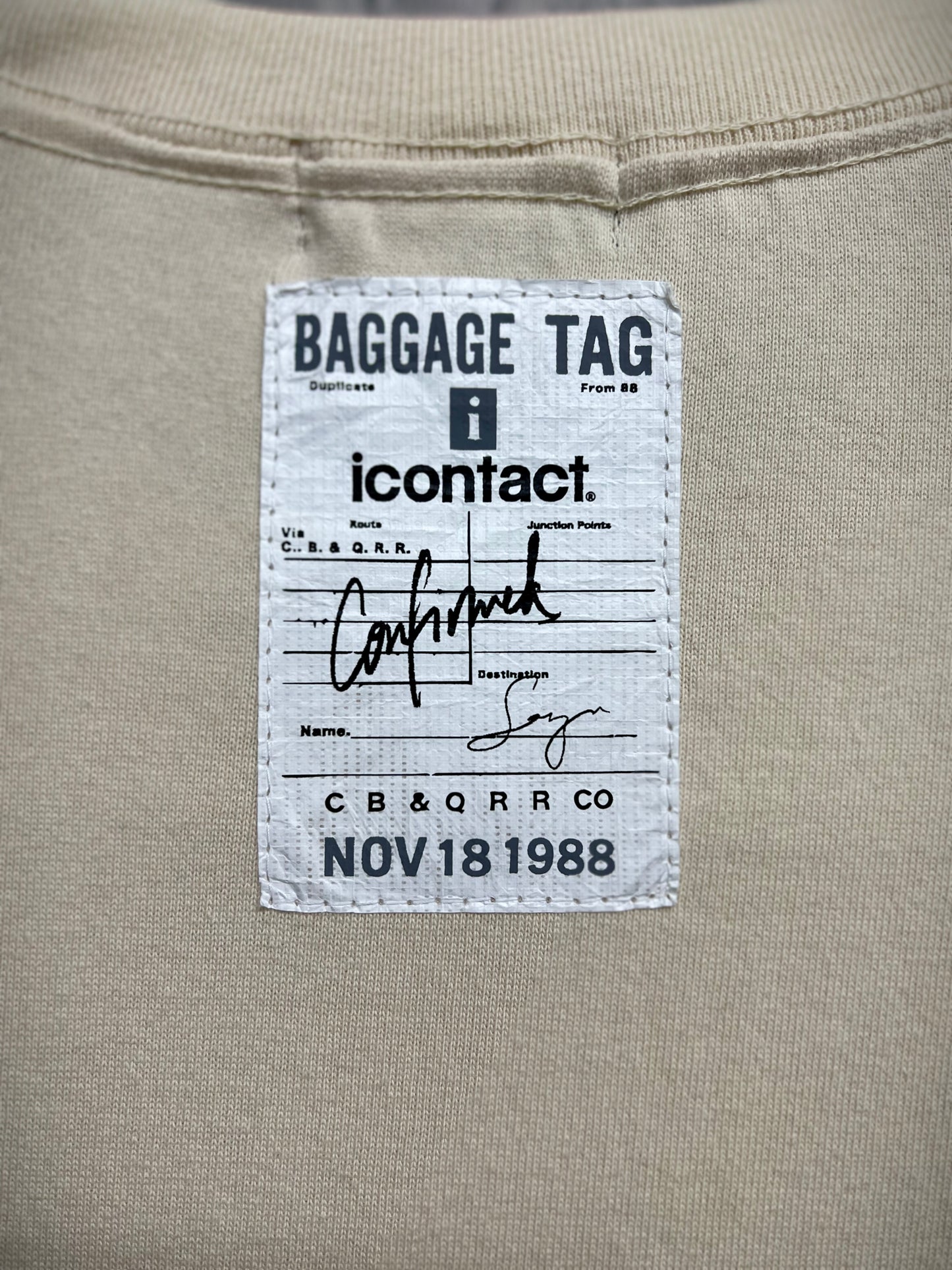 SunGlasses S/S TEE -Vintage natural-